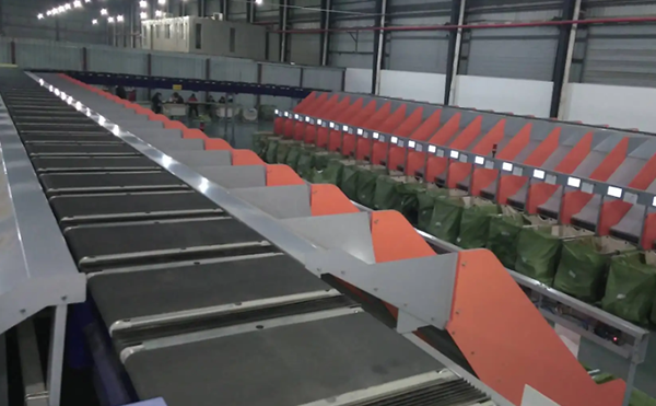 DWS物流設備,掃碼稱(chēng)重量方一體機,快遞包裹分揀機